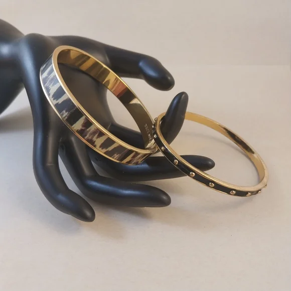 Kate Spade Gold and Black Bracelet Duo - Picture 7 of 16